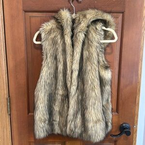 Women’s large fur vest